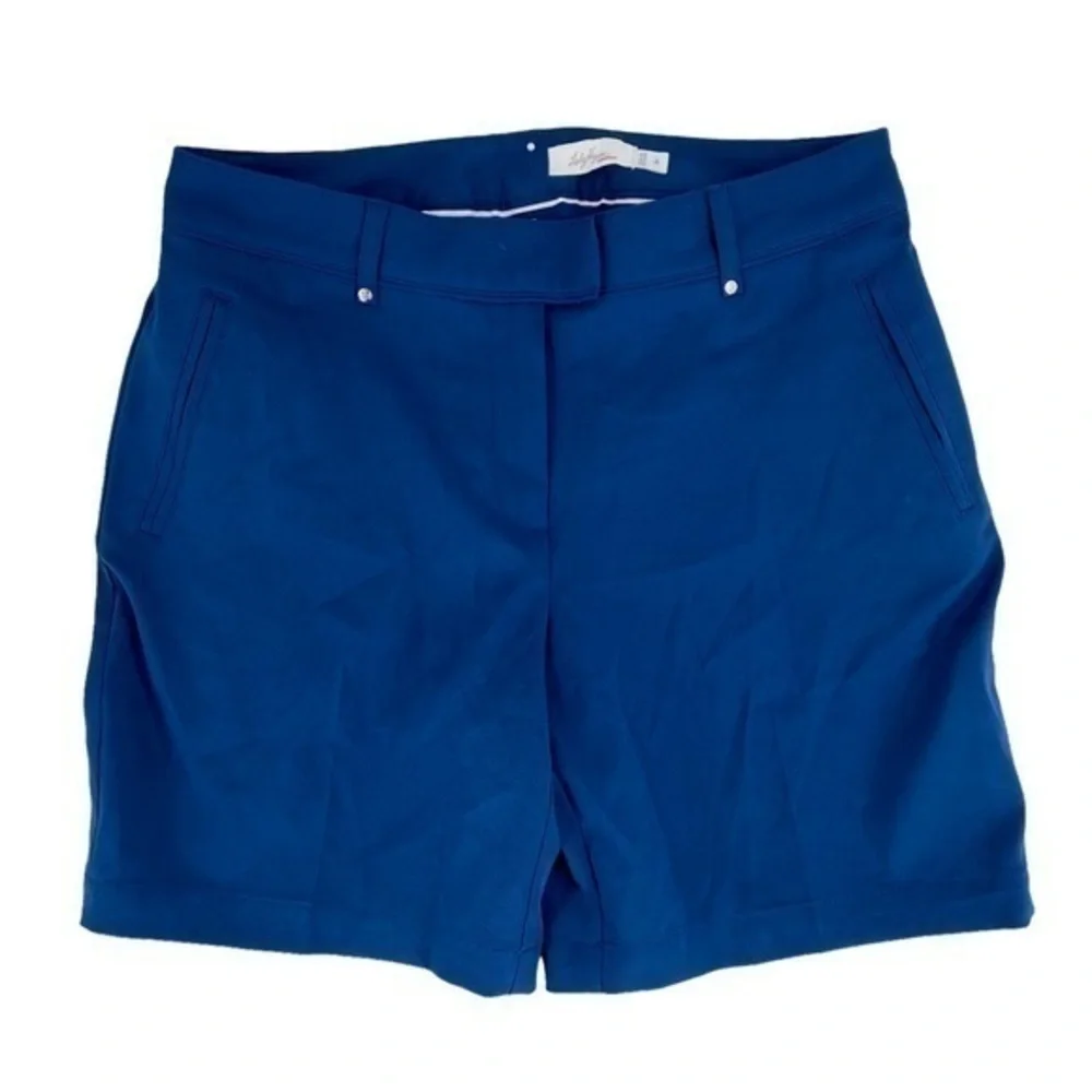 Lady Hagen‎ Flat Front Lightweight Stretch Midi Shorts Performance Wear Size 4